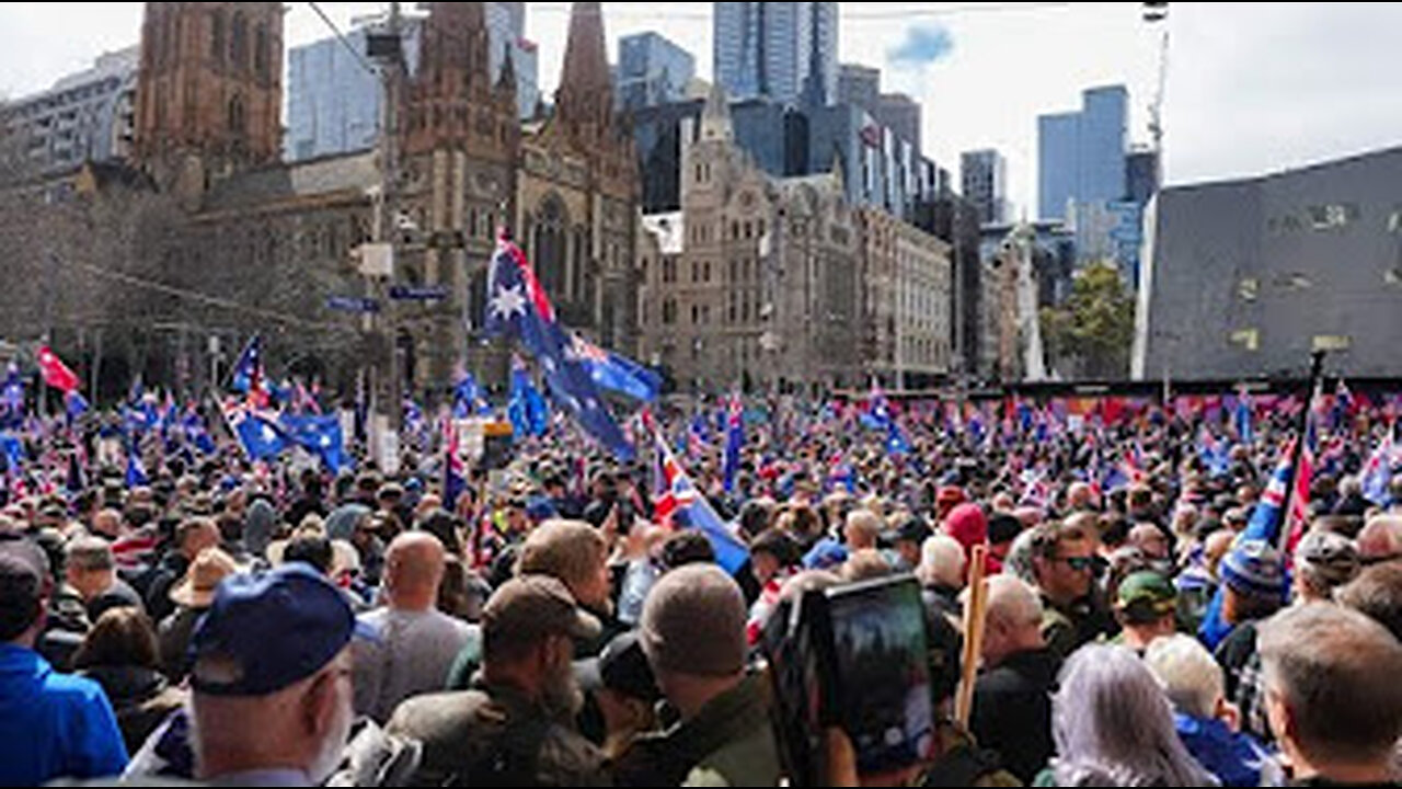Immigration protest in australia.