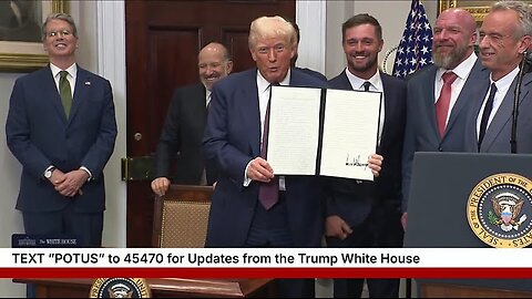 Trump Signs Executive Order [Regarding Sports, Health, Fitness and Nutrition]