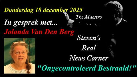 DONDERDAG 18 DECEMBER 2025 - THE MAESTRO IN GESPREK MET JOLANDA VAN DEN BERG