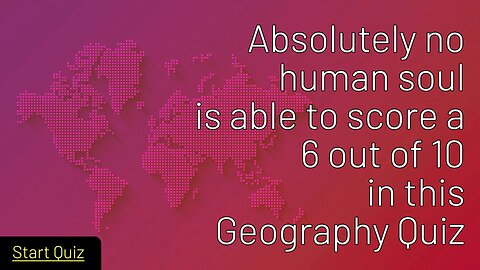 Geography Quiz