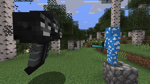 Bedrock Wither Fight (ON HARD, NO ARMOR, NO POTIONS)
