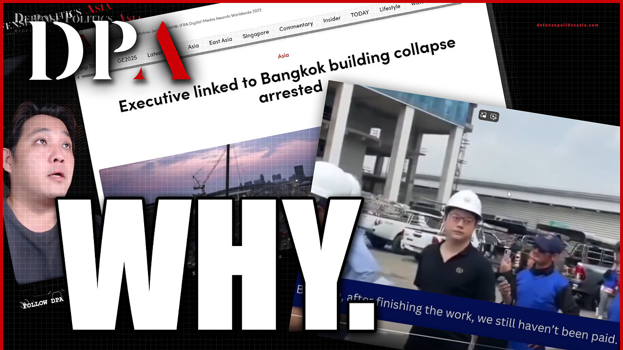 Chinese executive of China Railway No.10 arrested in Thailand over under-construction tower collapse