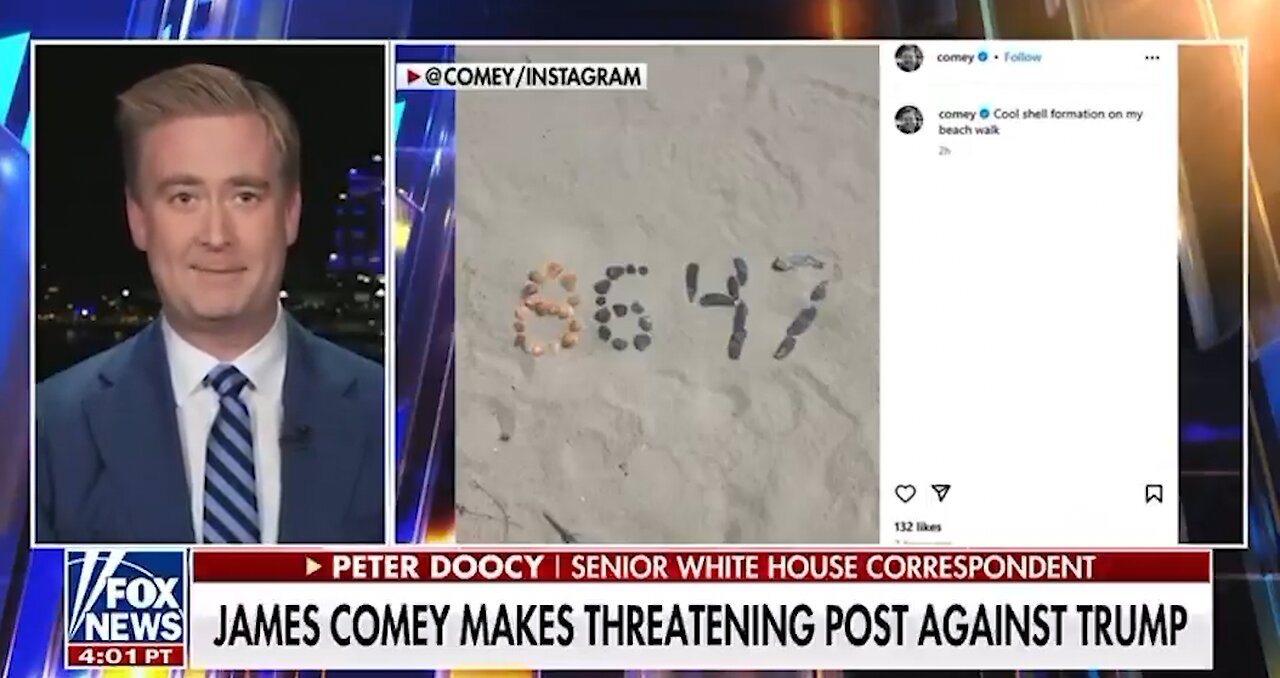 Peter Doocy Discusses James Comey Shell Picture