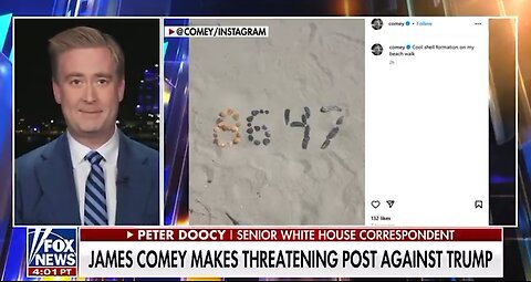 Peter Doocy Discusses James Comey Shell Picture