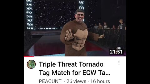 Triple Threat Tornado Tag Match for Ecw Ta....