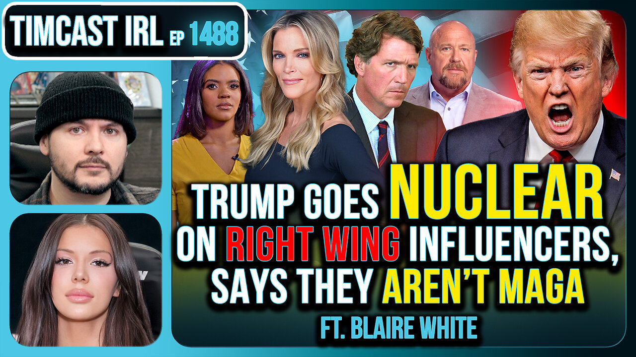 Trump DECLARES WAR On Candace Owens Alex Jones & Others Who Call For His IMPEACHMENT | Timcast IRL