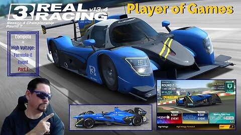 Player of Games: Real Racing 3 Update 13.4: Compete in High Voltage Formula-E Flashback Event Part 1