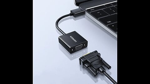 1080P HDMI to VGA Adapter, with Audio Port, for PC, Monitor, Projector & More