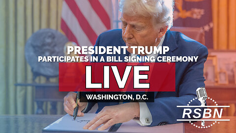 L​IVE: President Trump Participates in a Bill Signing Ceremony - 6/12/25