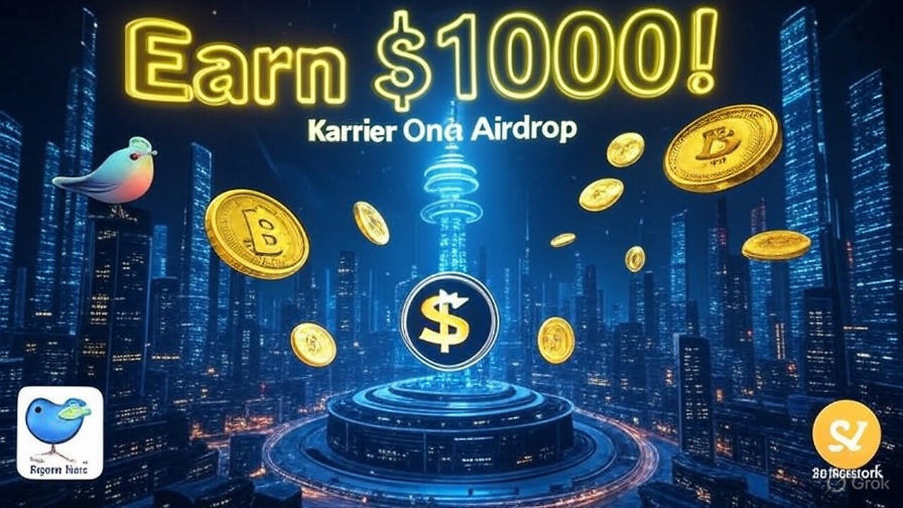 How to Earn $1000 with Karrier One’s $KONE Crypto Airdrop! 🚀