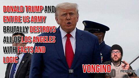 Donald TRUMP and entire US ARMY brutally DESTROYS all of LOS ANGELES with FACTS AND LOGIC