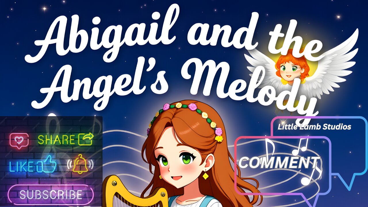 Abigail and the Angel’s Melody | A Story of Prayer, Music & God’s Guidance | Little Lamb Studios