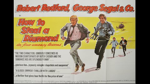 1972 Robert Redford in Donald Westlake's The Hot Rock A Peter Yates Film