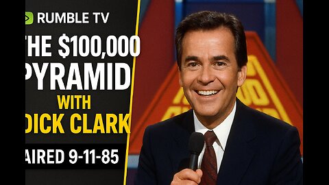 The $100,000 Pyramid (9-11-1985) Dick Clark Hosts Full Episode