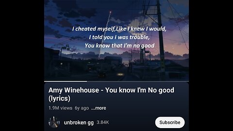 Amy Winehouse - You know I'm no good