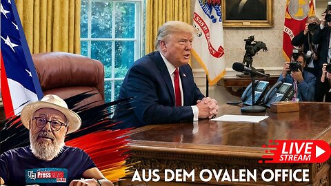 LIVE - Präsident Trump hat eine Botschaft aus dem ovalen Office an das amerikanische Volk!