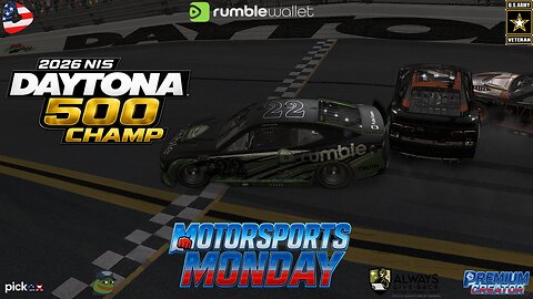 🏁🔥 MOTORSPORTS MONDAY IS BACK BABY!! NIS DAYTONA 500 CHAMPS VIBES → RACING GRIND + SMOKE SESH 18+