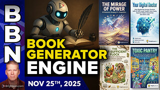 BBN - Nov 25, 2025 - Stunning new BOOK GENERATOR engine demonstrated by the Health Ranger