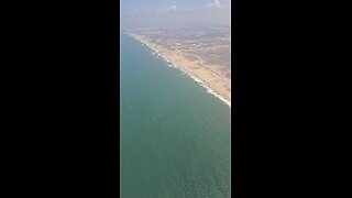 LEVEL OF DEVASTATION IN GAZA WAS CAPTURED FROM THE AIR AS THE UAE AIR FORCE DROPPED HUMANITARIAN AID