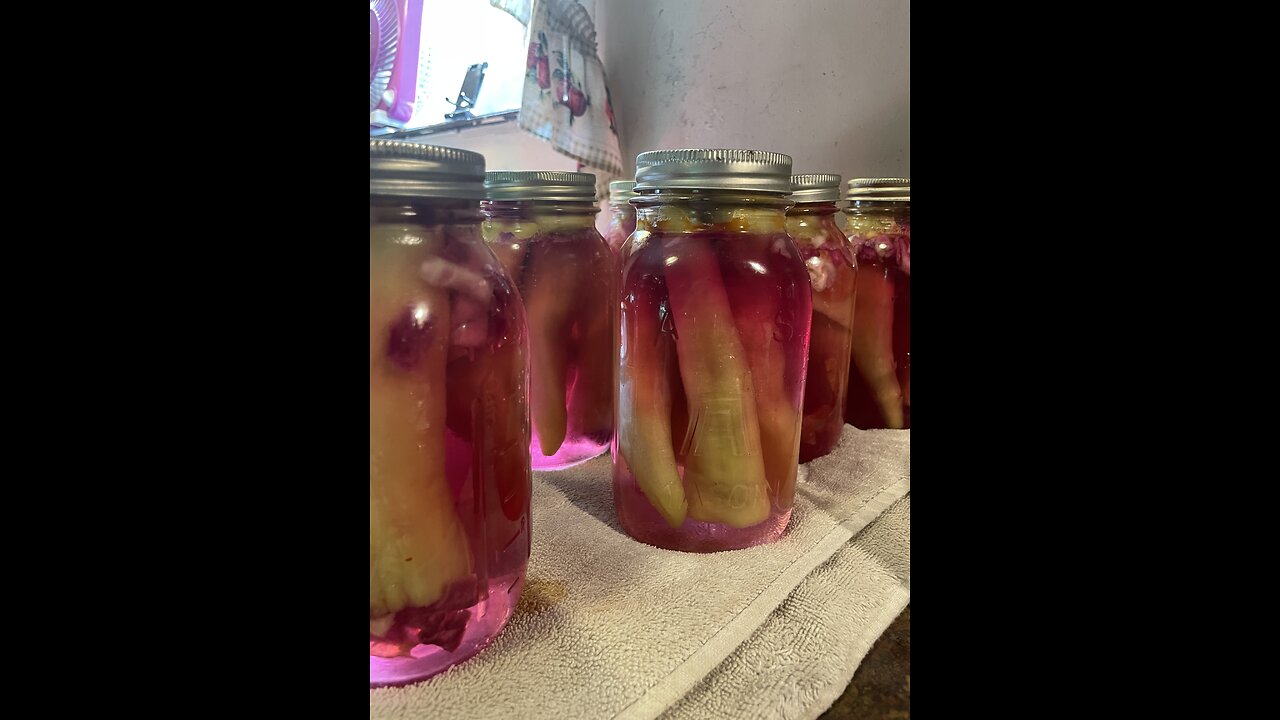 Canning Stuffed Banana Peppers