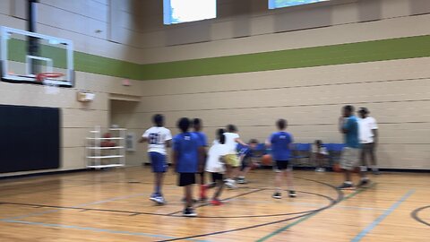 Blasian Babies Brother's 2025 YMCA Youth Basketball Season Team (Blue Tops) Win Double-Headers Part2