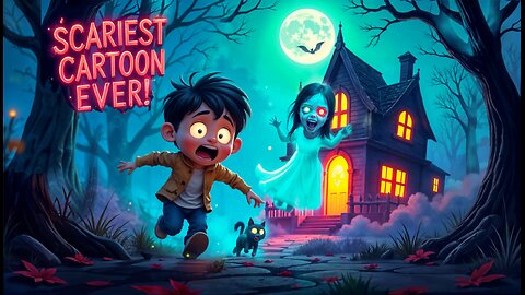 Haunted House Cartoon! 👻 Don’t Go Inside… It’s Too SCARY!! 🏚️ | #GhostCartoonForKids