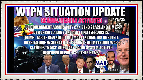 Russia shortwave system, US admits we can bend space time, IRS, dems terrorists more.