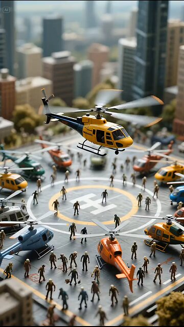 Ai miniature aeroplane tank