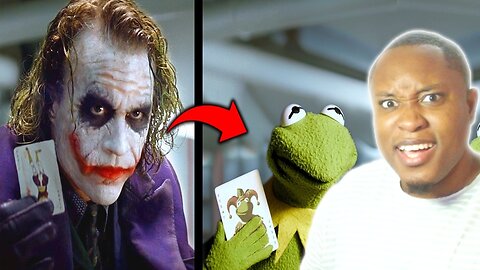 The Dark Knight but Kermit is The Joker Part 2 Reaction