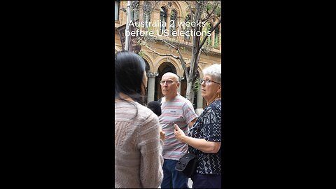 Australians Two Weeks before Trump's Win #uselections2024 #streetinterview