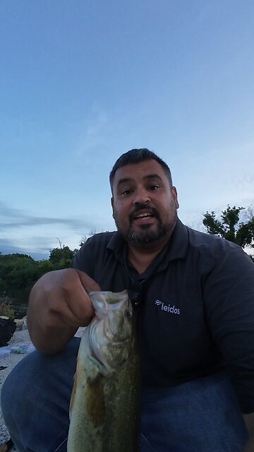 My First Iowa Bass Caught In 30 Years!!