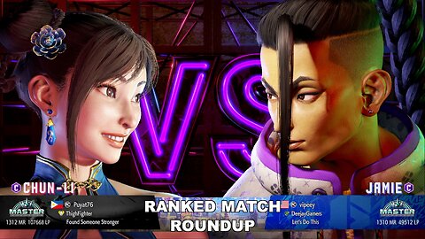 Kuya Kalbo SF6 Ranked Roundup. Chun Li Master Rank [Hori Fight Stick]