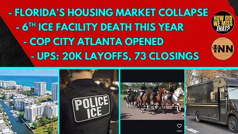 Florida Housing - 6th Death in ICE Facility - Cop City Atlanta - UPS 20k Layoffs | @GetIndieNews