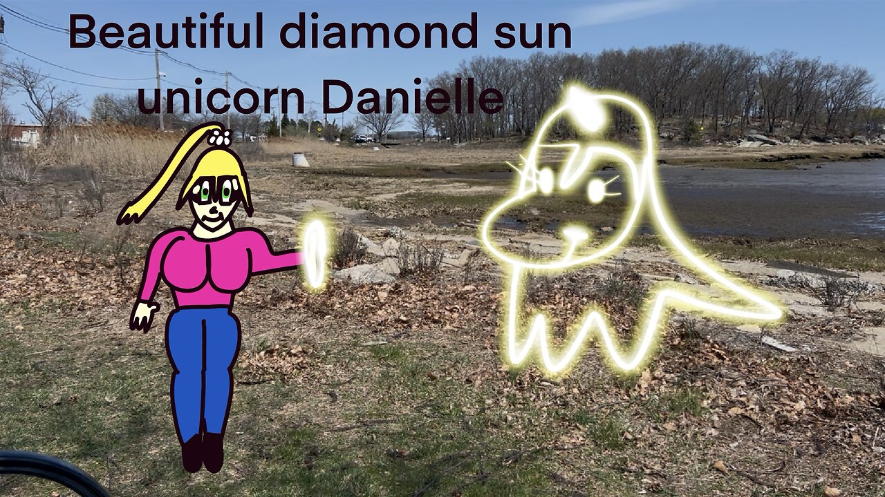 Danielle white diamond sun unicorn