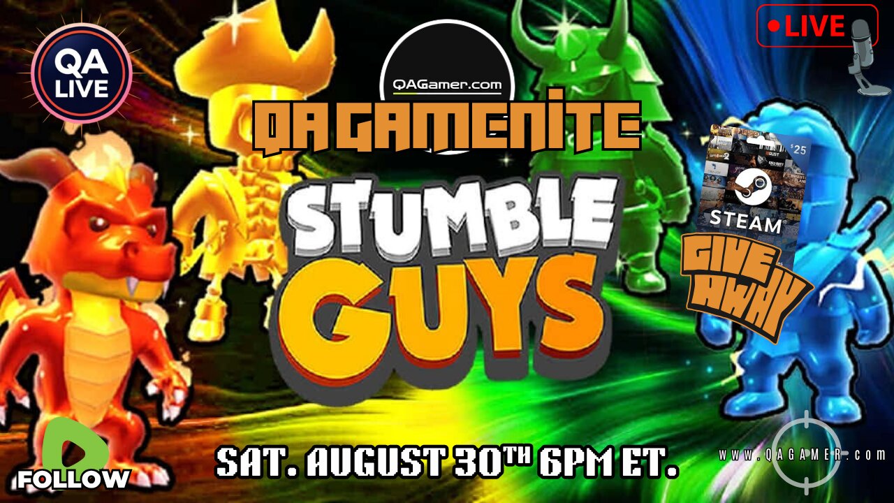 🎉QAGameNite | Stumble Guys + QAInsider Giveaway!