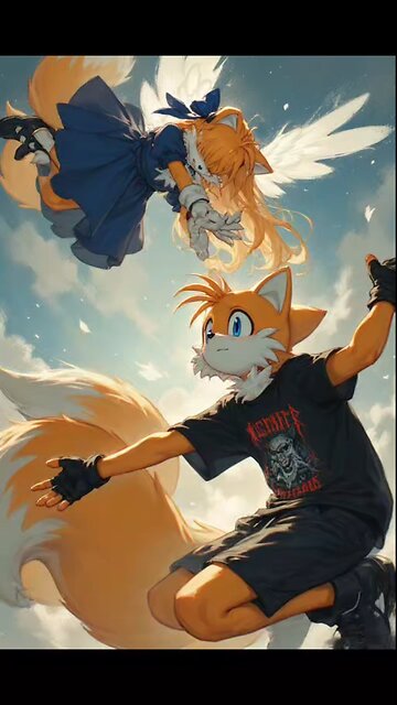 Miles and Lily Prower (Skylines)