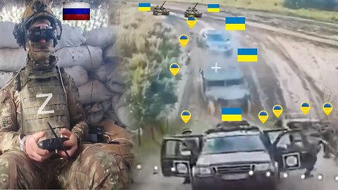 Deadly Ambush: Russian Forces Annihilate Ukrainian Convoy in Seconds!