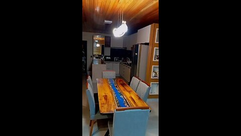 Would You Want a Table Like This? – Custom Resin with Starfish 💙🌊