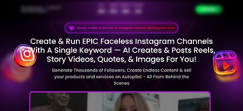 A ViralReelAI Demo review on how to launch profitable faceless Instagram channels in minutes