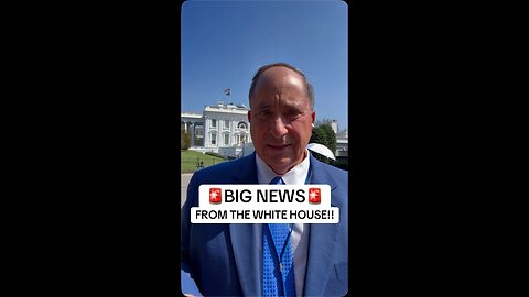 Big News from the White House!!! 