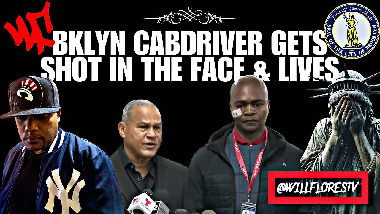 🚑 Brooklyn Cabdriver Gets Shot In The Face & Lives
