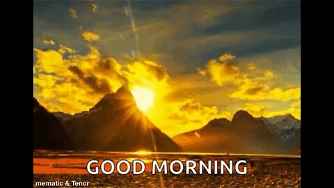 Good morning ☀️