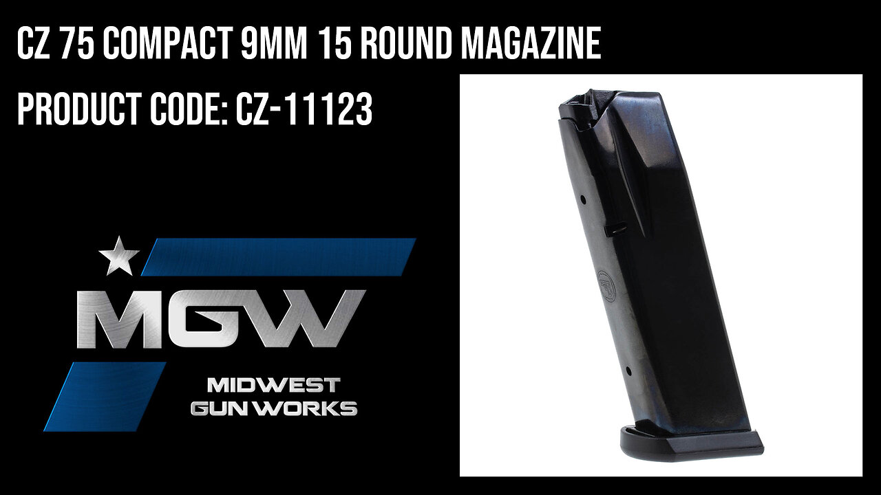 CZ 75 Compact 9mm 15 Round Magazine - CZ-11123