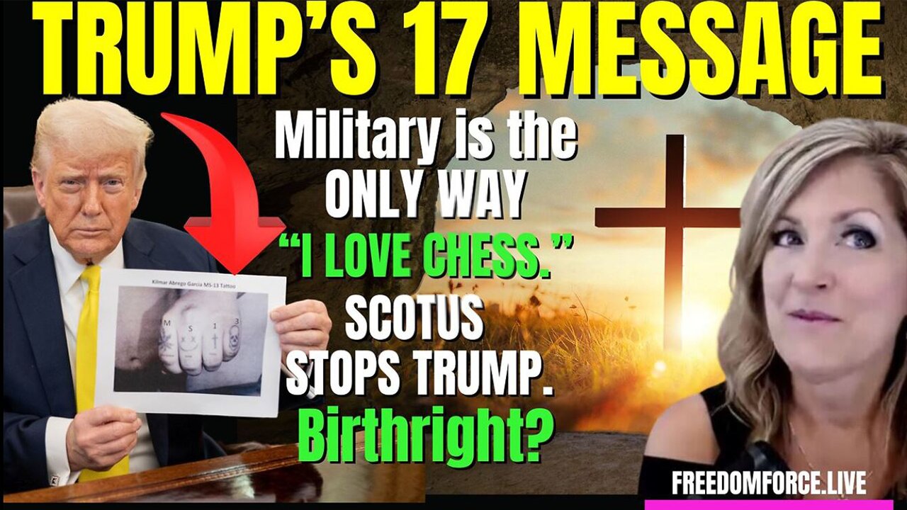 Melissa Redpill HUGE Intel Apr 21: "Trump's 17 Message! Military, Birthright, MS13"