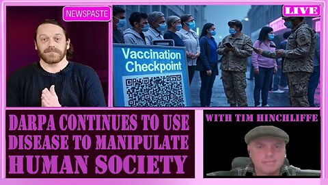 DARPA Continues to Use Disease to Manipulate Society - Tim Hinchliffe on @JohnnyVedmore Live