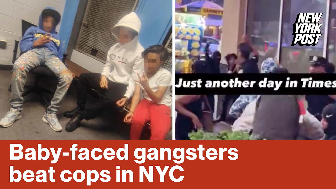Baby-faced gangsters beat cops in NYC | Reporter Replay