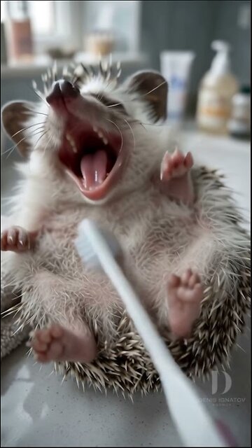 Funny hedgehog!!!
