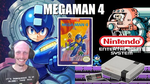 MegaMan 4 (NES): Blast Dr. Cossack's Evil Fighting Robots and Restore World Peace to the Year 200X