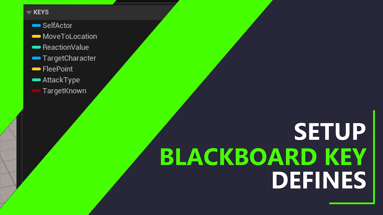 UE5 C++ Survival Game EP 78 - Setting up Blackboard Key Defines