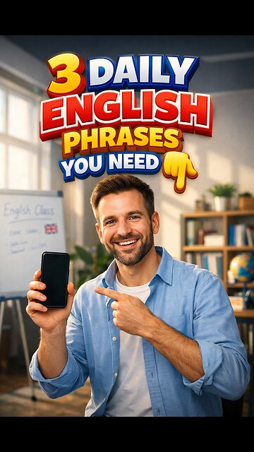 daily English phrases you need